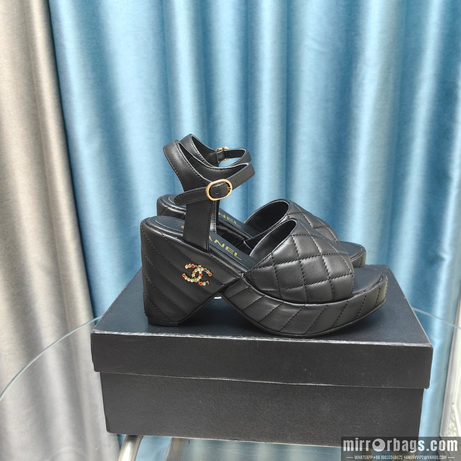 Replica Chanel Shoes Chanel sz35-41 8cm h0708