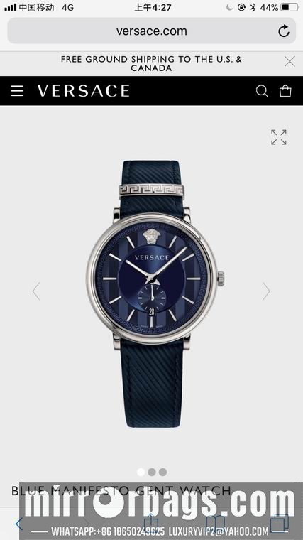 Replica Versace men 42mm M04 Watch