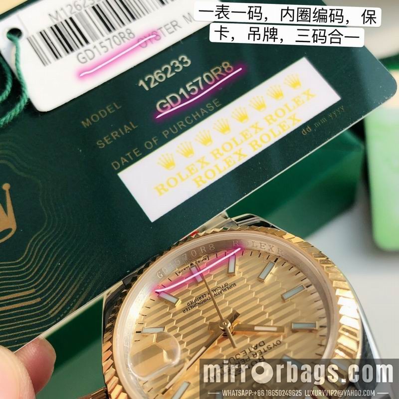 Replica Rolex 36mm 102360 Watch