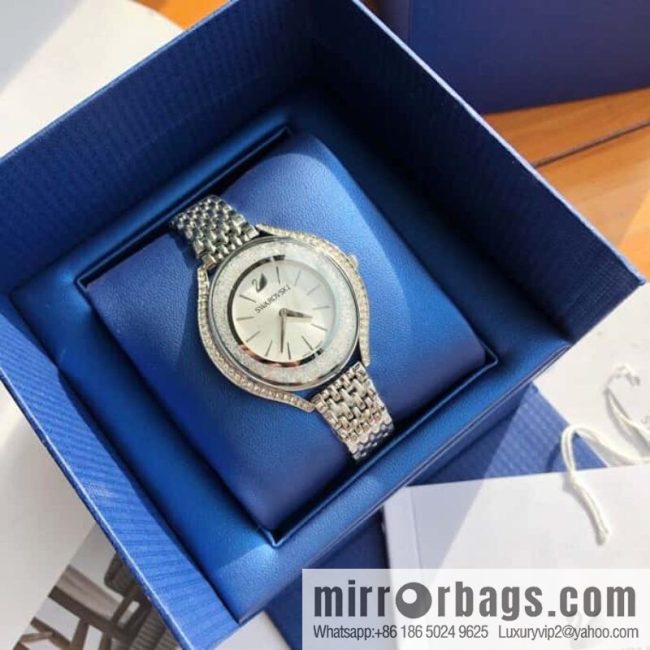 Swarovski. The same series at the Swarovski counter: Crystalline Aura watch
