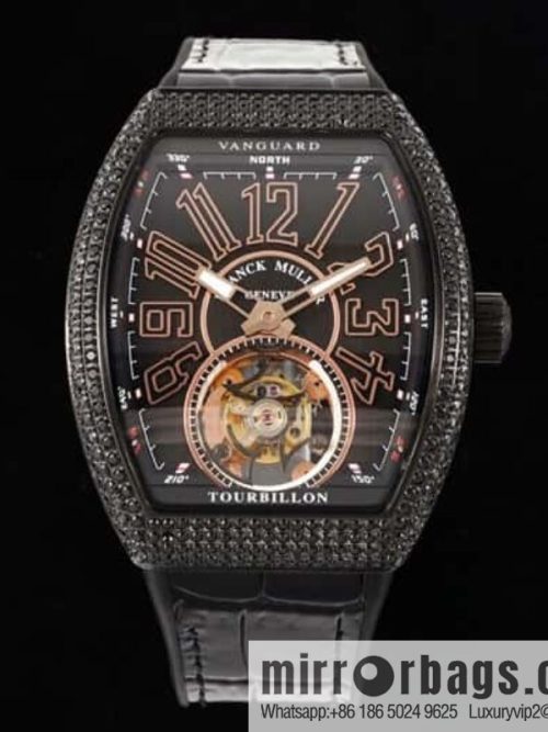 Frank Muller V45 Vanguard Tourbillon Series Original Complex Franck Muller Tourbillon Movement Watch