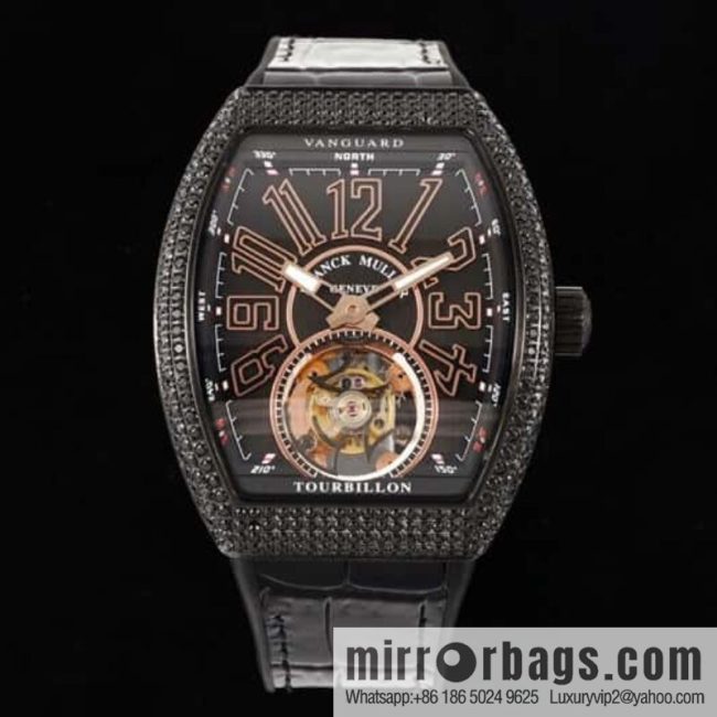 Frank Muller V45 Vanguard Tourbillon Series Original Complex Franck Muller Tourbillon Movement Watch