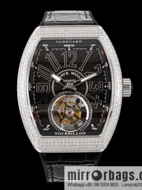 Frank Muller V45 Vanguard Tourbillon Series Original Complex Franck Muller Tourbillon Movement Watch