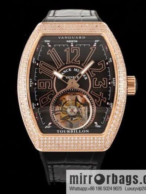 Frank Muller V45 Vanguard Tourbillon Series Original Complex Franck Muller Tourbillon Movement Watch