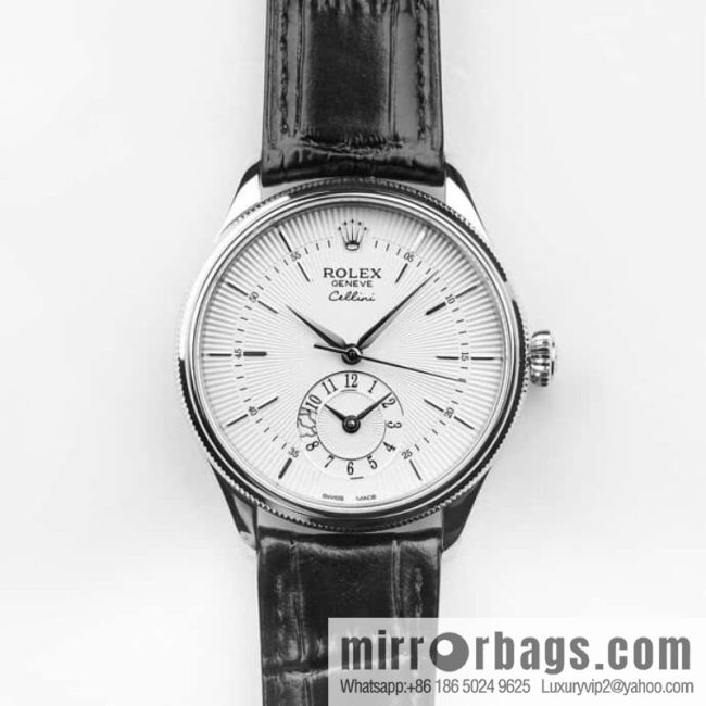EW Rolex Cellini Log GMT Function Day and Night Function 39 mm Diameter Watch