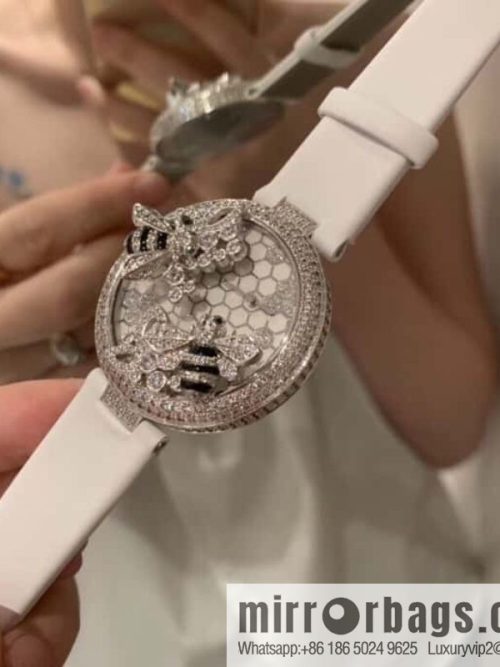 Cartier C White Bee Creative Gemstone Series 40mm Dial