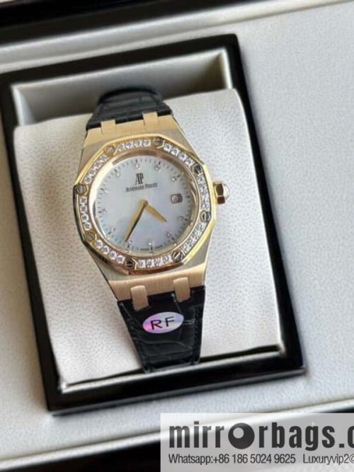 Alligator Leather RF Factory, Audemars Piguet Royal Oak Series Model 67601 Quartz Watch