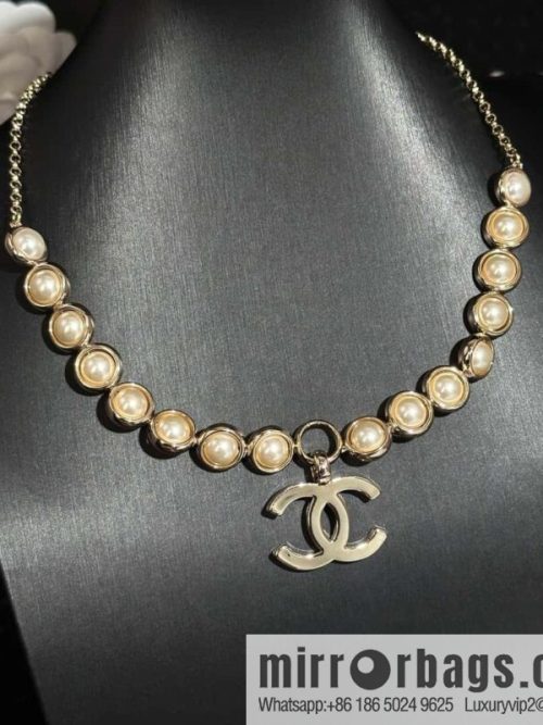 ❗️New ❗️ Chanel necklace ☀️ new ☑️ Chanel double c pearl necklace ☀️