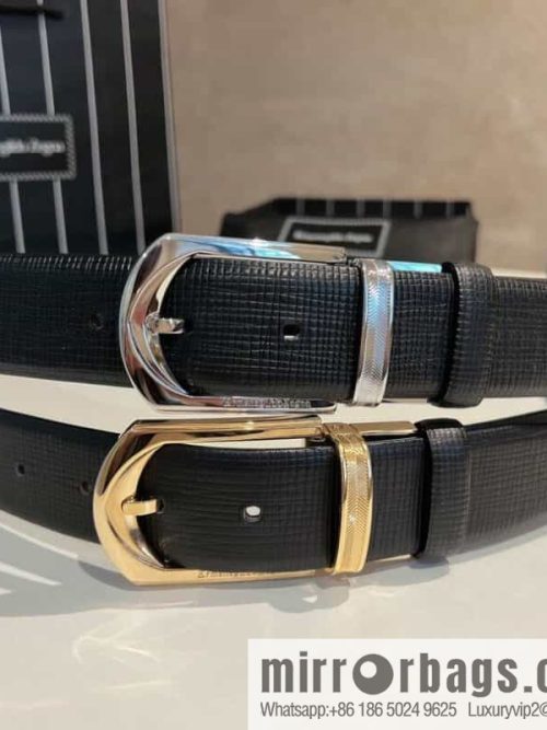 Ermengildo. Zein Italian Zegna Men\'s Imported Cowhide Cross Textured Belt