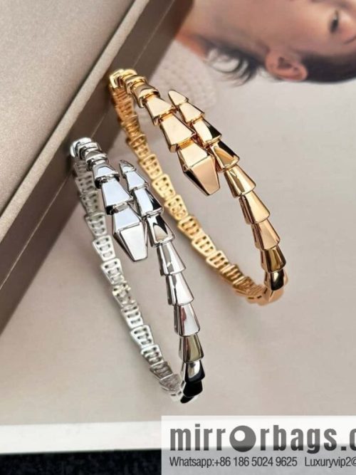❗️CNC version ❗️ ☀️ Seiko version A ☀️ Bulgari BVLGARI narrow version glossy snake bone bracelet ☀️
