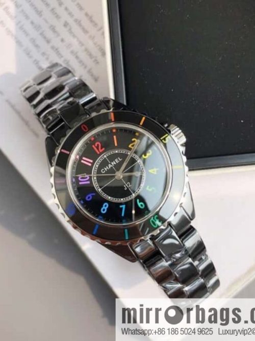 CHANEL Chanel J12 series color neon Swiss original imported counter ETA movement 33mm watch diameter women\'s watch