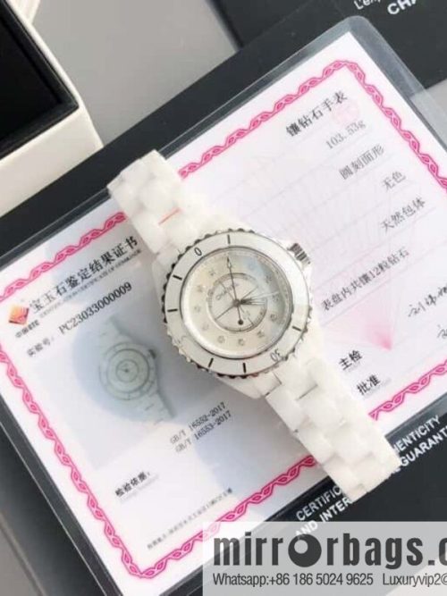 CHANEL Chanel J12 series color neon Swiss original imported counter ETA movement 33mm watch diameter women\'s watch