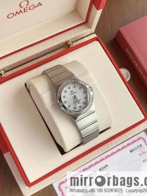 Omega/OMEGA Model 123.15.27.60 Constellation Four Generations Eternal Classic Real Diamond Cla1376 Quartz Movement Watch