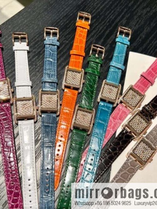 Hermès \"HEURE H\" series, the most classic H-shaped case size 23MM Swiss imported quartz movement watch