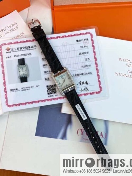 New debut HERMES Hermès watch diameter 23 * 23mm, Swiss ETA original quartz movement Cape Cod series watch