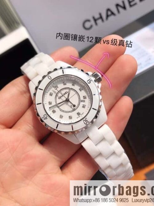 Women\'s model, official synchronization, and higher quality, the new H5698 brand Chanel series J12 movement type quartz gender women\'s quartz appearance details table diameter 33 mm