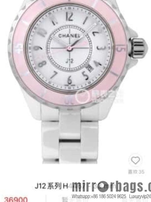 Women\'s model, official synchronization, and higher quality, the new H5698 brand Chanel series J12 movement type quartz gender women\'s quartz appearance details table diameter 33 mm