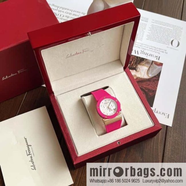 Ferragamo\'s new sports gender-neutral watch can be worn by men and women in 40mm.