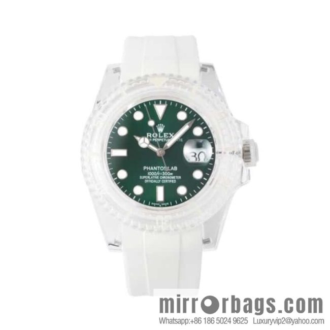 55G. Factory Rolex\'s Phantomlab Modified Masterpiece Imported Crystal Original Model 3135 Movement Watch - Image 7