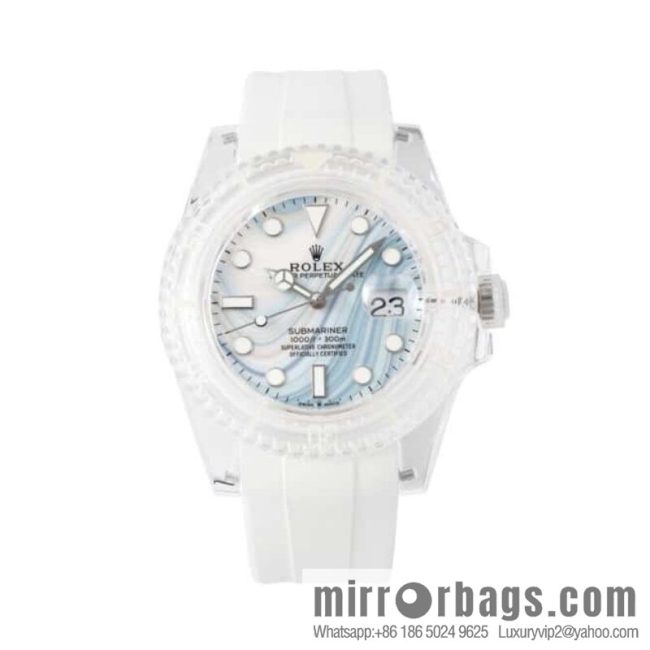 55G. Factory Rolex\'s Phantomlab Modified Masterpiece Imported Crystal Original Model 3135 Movement Watch - Image 5