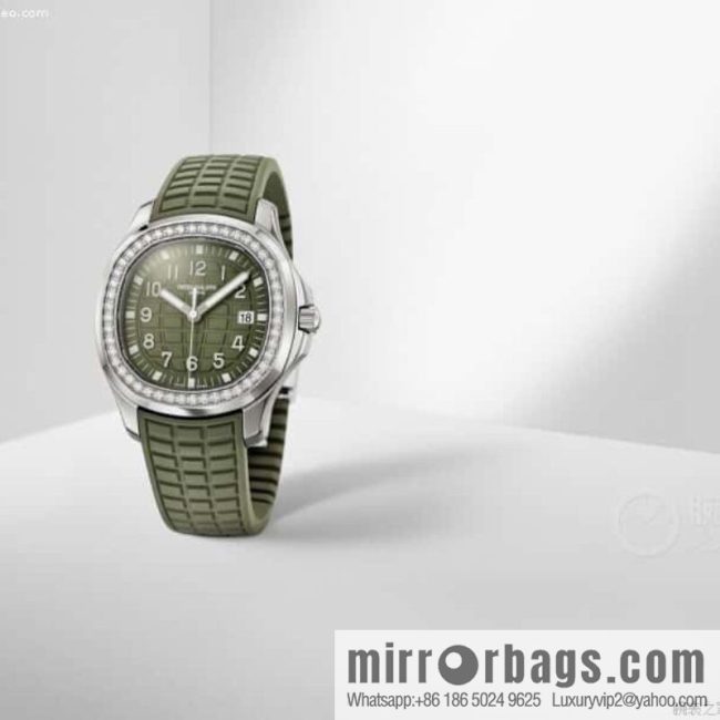 Exclusively launched, the new Patek Felix AQUANAUT series dial is inlaid with 48 vs2.0 real diamonds, about 1.2 carats, the original Swiss quartz movement, the watch size is 38mm - Image 2