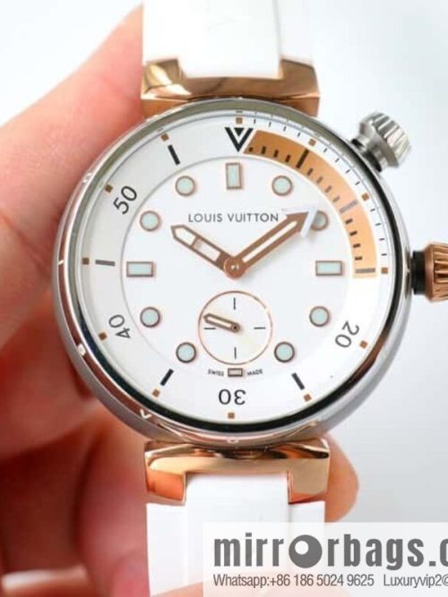 LV Super Supernatural Mechanical Watch Tambour Street Diver Chronograph - Self-made, 46mm and Fine