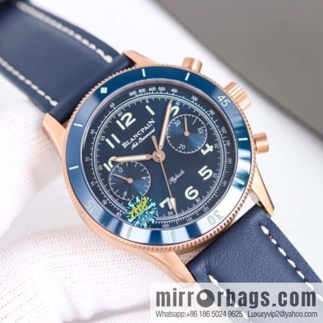 IT new Blancpain new Ait Command Air Force Commander series AC02 equipped with Dandong 7750 chronograph movement changed to F388B movement watch