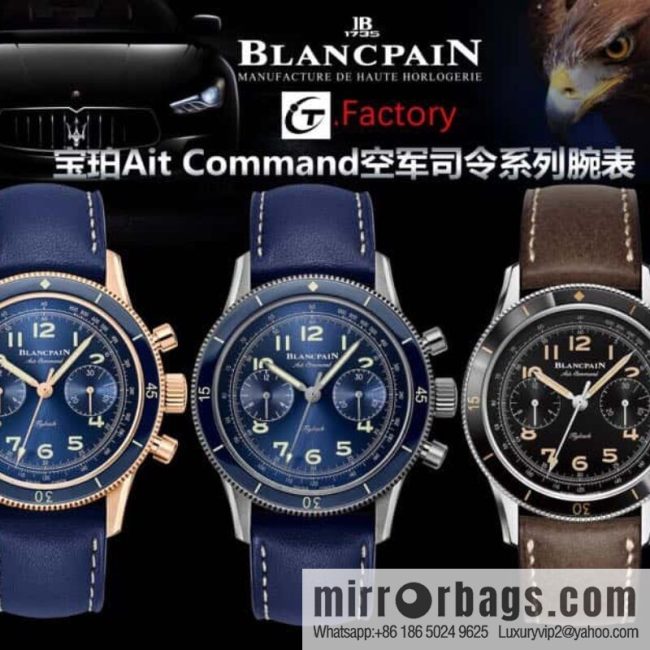 IT new Blancpain new Ait Command Air Force Commander series AC02 equipped with Dandong 7750 chronograph movement changed to F388B movement watch - Image 2