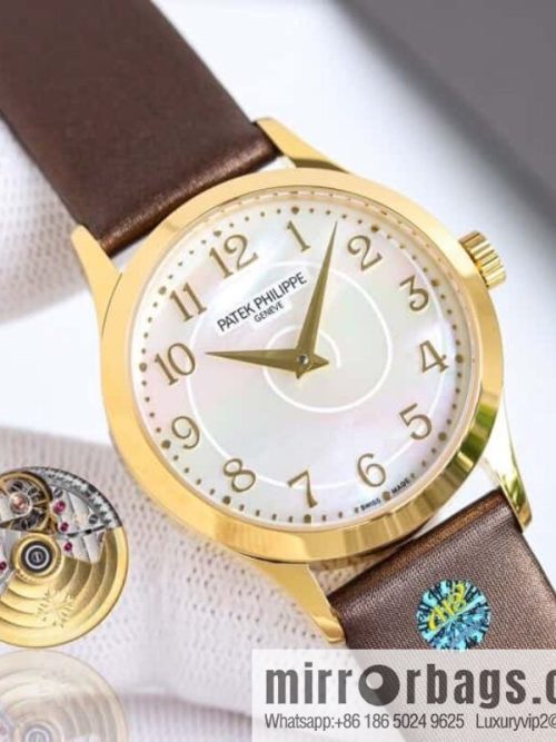 [TW Factory] New women\'s Patek Philippe classical watch series customized version movement changed to Cal.215 automatic movement 4968 watch