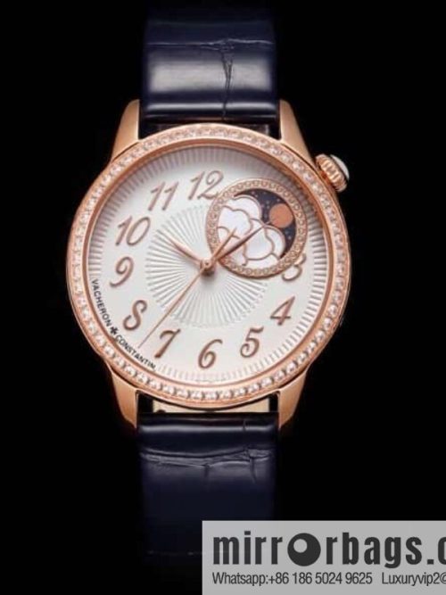 New Vacheron Constantin Egérie Ealing Muse series ultra-thin mechanical women\'s imported 9015 to 1088L self-winding movement watch