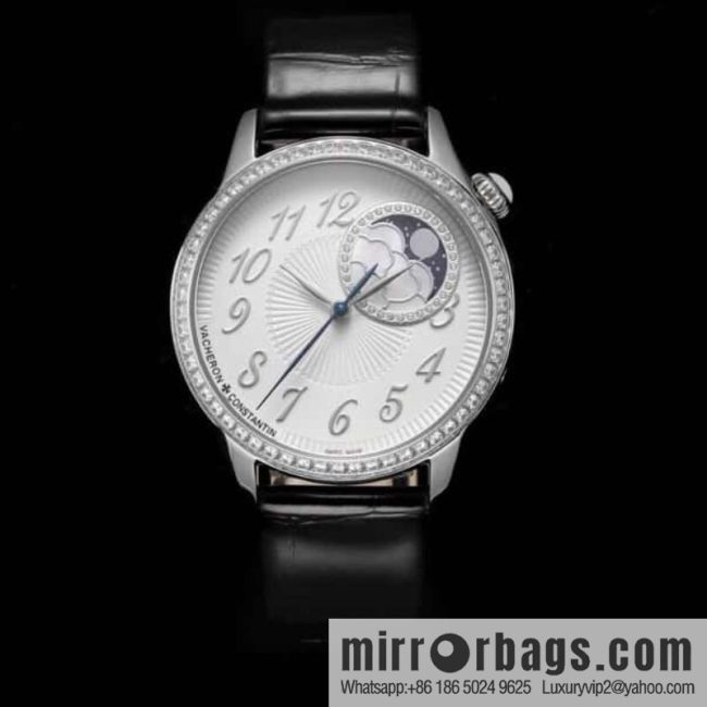 New Vacheron Constantin Egérie Ealing Muse series ultra-thin mechanical women\'s imported 9015 to 1088L self-winding movement watch