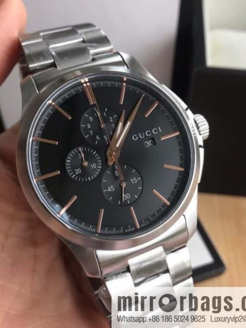 New original Gucci, Gucci Bee stainless steel G-timeless series men\'s watch original Swiss movement multifunctional six-pin quartz movement watch 42mm diameter