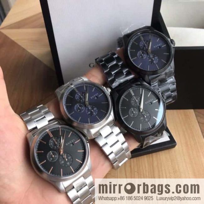 New original Gucci, Gucci Bee stainless steel G-timeless series men\'s watch original Swiss movement multifunctional six-pin quartz movement watch 42mm diameter - Image 2