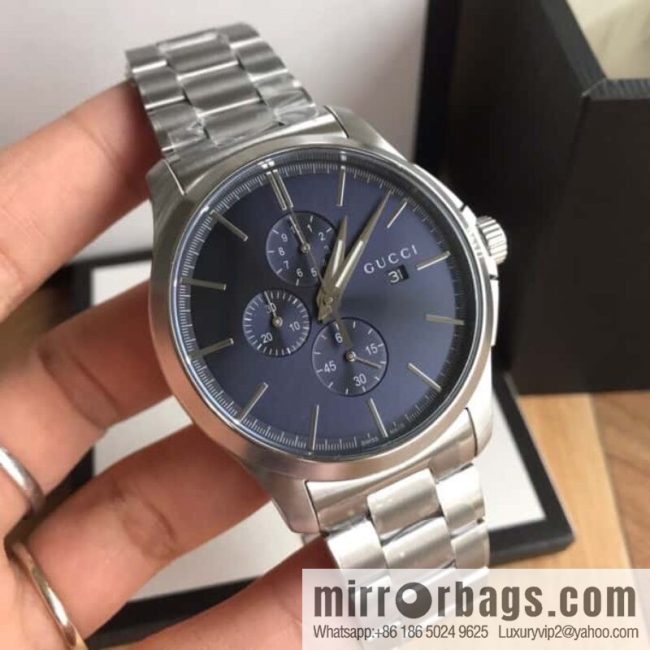 New original Gucci, Gucci Bee stainless steel G-timeless series men\'s watch original Swiss movement multifunctional six-pin quartz movement watch 42mm diameter - Image 2