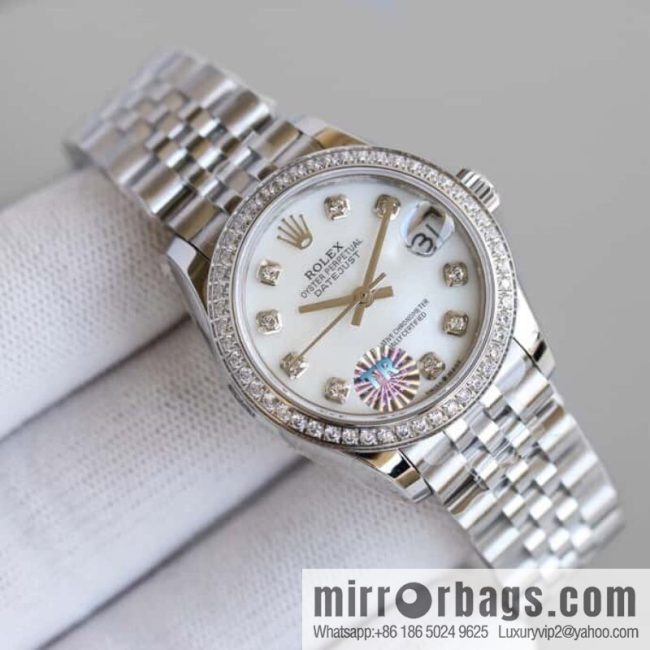 TR Factory\'s new masterpiece, the latest Rolex women\'s log 31MM Rolex 2236 movement mechanical log watch