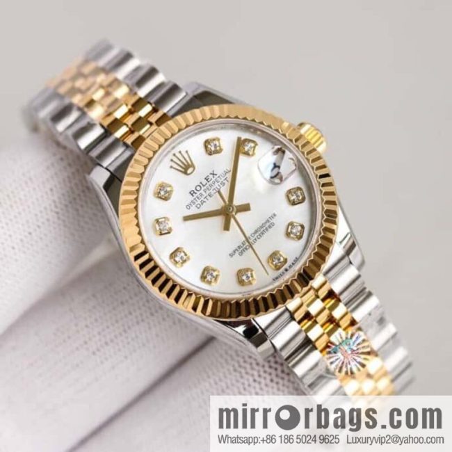 TR Factory\'s new masterpiece, the latest Rolex women\'s log 31MM Rolex 2236 movement mechanical log watch - Image 4