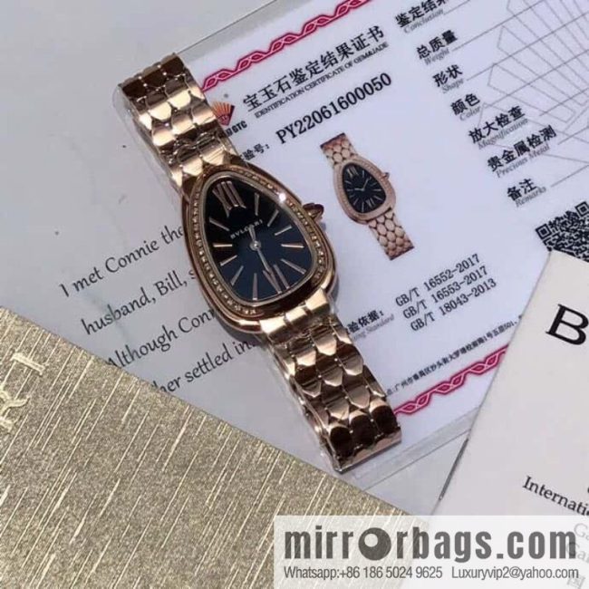 Bvlgari Ladies Watch Latest Diamond Edition Serpenti seduttori Snake Shadow Watch