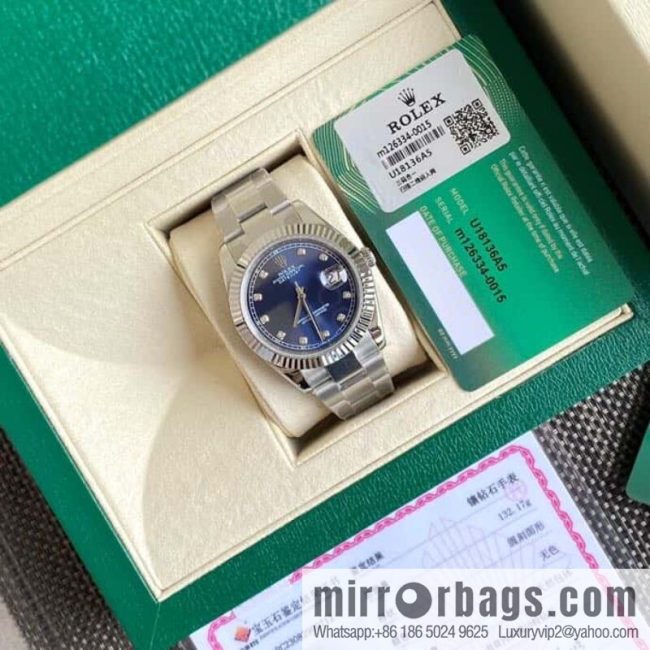 Rolex log 41mm real diamond customization \"The latest version of the SW200 automatic mechanical movement 41mm watch imported from Switzerland