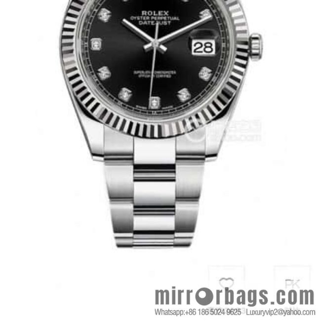 Rolex log 41mm real diamond customization \"The latest version of the SW200 automatic mechanical movement 41mm watch imported from Switzerland