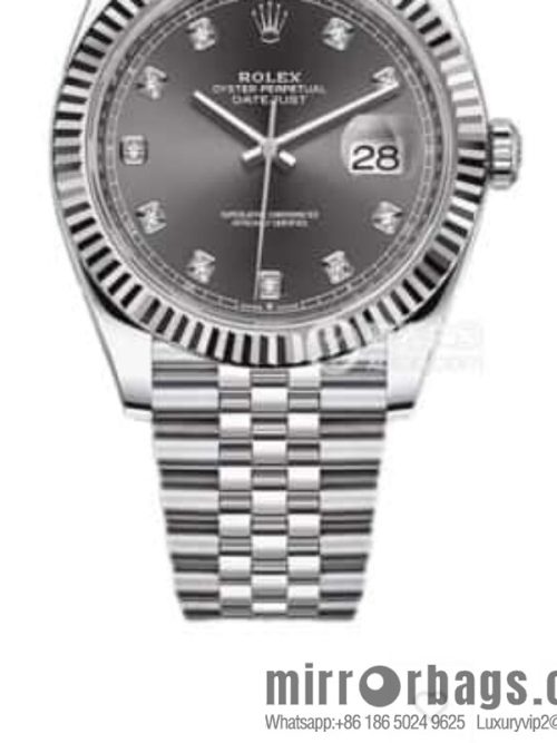 Rolex log 41mm real diamond customization \"The latest version of the Swiss imported SW200 automatic mechanical movement watch