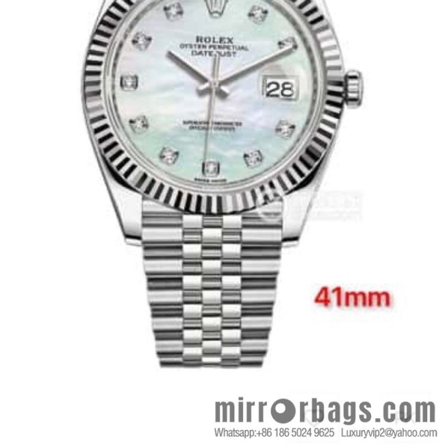 Rolex log 36mm 41mm real diamond customization \"The latest version of Niuhuo Swiss imported SW200 automatic mechanical movement watch