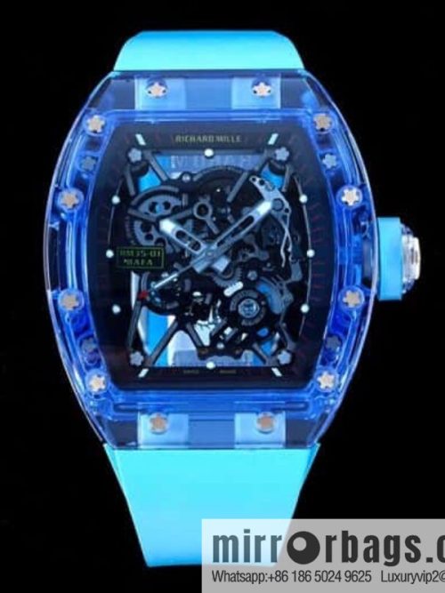 [Integrated movement. Crystal case cover] \"RICHARDMILLE\" RM35-01 integrated RMUL 3 movement watch