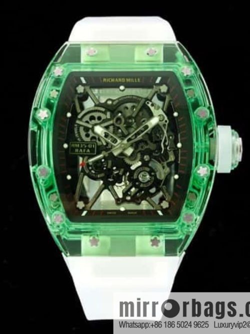 [Integrated movement. Crystal case cover] \"RICHARDMILLE\" RM35-01 integrated RMUL 3 movement watch
