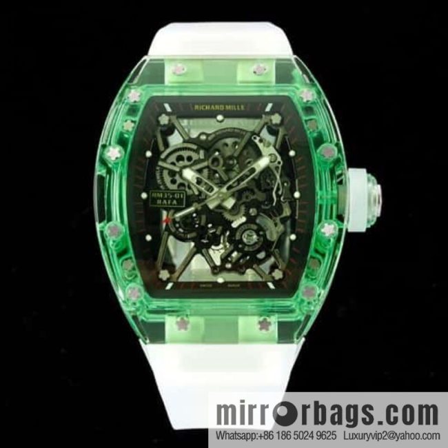 [Integrated movement. Crystal case cover] \"RICHARDMILLE\" RM35-01 integrated RMUL 3 movement watch