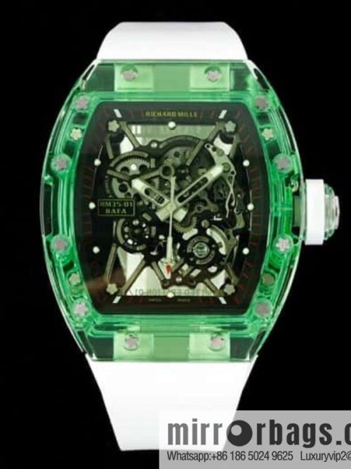 [Integrated movement. Crystal case cover] \"RICHARDMILLE\" RM35-01 integrated RMUL 3 movement watch