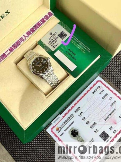 Rolex Customized Edition 2236 Blue Gossamer Fully Automatic Mechanical Movement Dial Size 31mm Rolex Rolex Women\'s Oyster Diary Watch