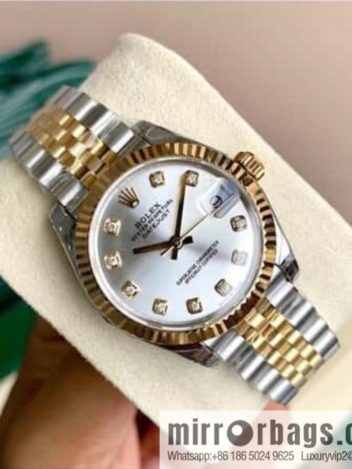 Rolex Customized Edition 2236 Blue Gossamer Fully Automatic Mechanical Movement Dial Size 31mm Rolex Rolex Women\'s Oyster Diary Watch