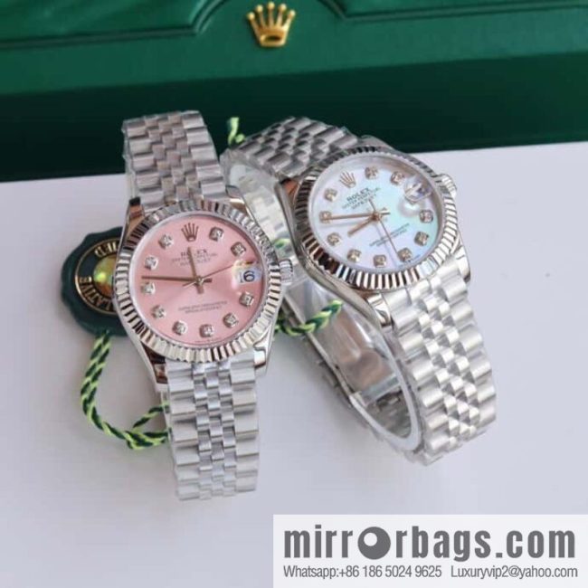 Rolex Women\'s Original Swiss Sw220 Movement 31mm Log Watch