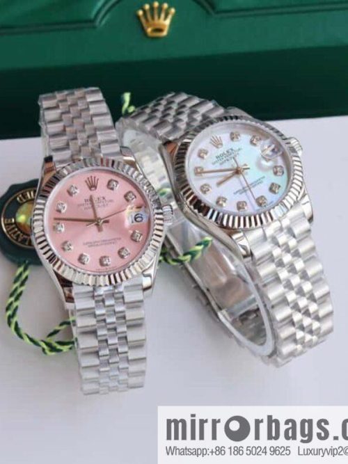 Rolex Women\'s Original Swiss Sw220 Movement 31mm Log Watch