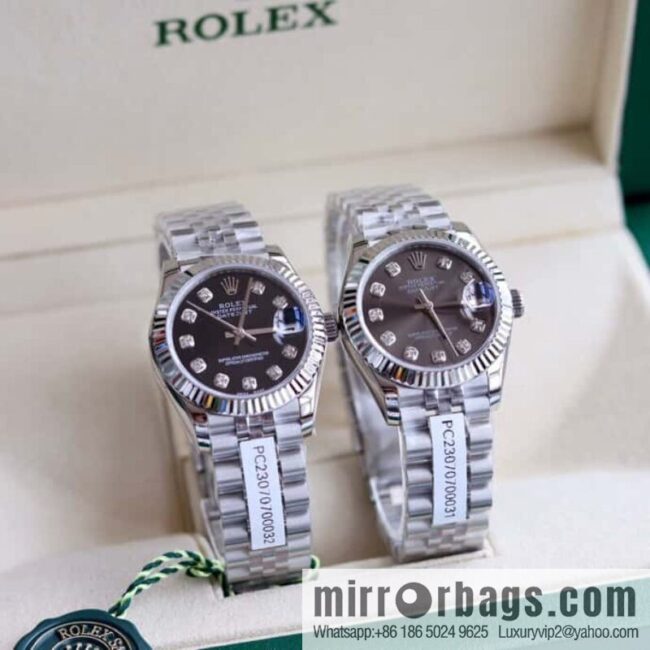 Rolex Women\'s Original Swiss Sw220 Movement 31mm Log Watch